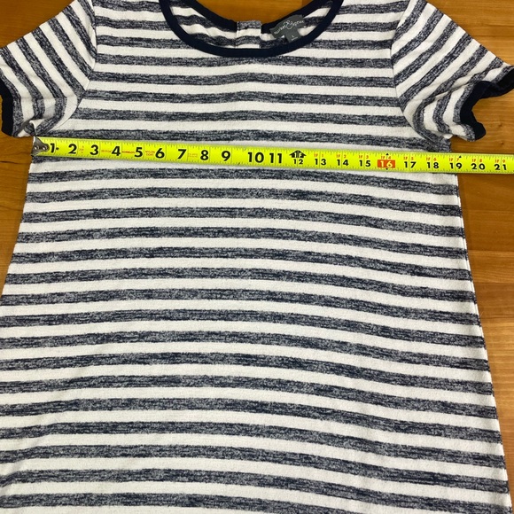 Market & Spruce navy & white striped knit dress LP - Picture 5 of 8